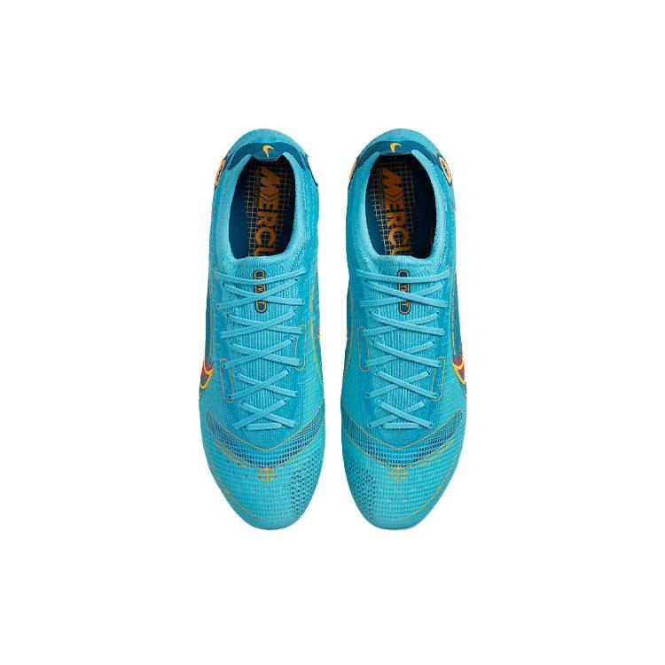 Nike Mercurial Vapor 14 AG Artificial Ground Slip Resistant Coverage Support Soccer Shoes Men's Chlorine Blue DJ2833-484