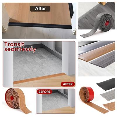 1 Stück 1m/2m x 4cm Selbstklebende Bodenabdeckleisten Teppichkantenleiste Bodenübergangsabdichtungsstreifen