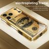 Spersonalizowany wzór banknotów Złoty metaliczny lakier Szklane etui na telefon Dla iPhone 17 Pro Max 11 12 13 14 15 16 Plus 17Air 16E Pokrowiec