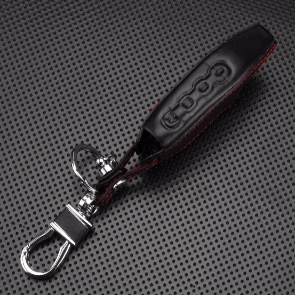 Jingyuqin 4 Buttons Leather Car-Styling M5 M6 M100 Key Cover Case Accessories For Scher-Khan Magicar 5/100 M6 LCD Remote