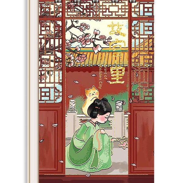 70K Cartoon Hardcover Top-bound Wire-o Pocket Notebook