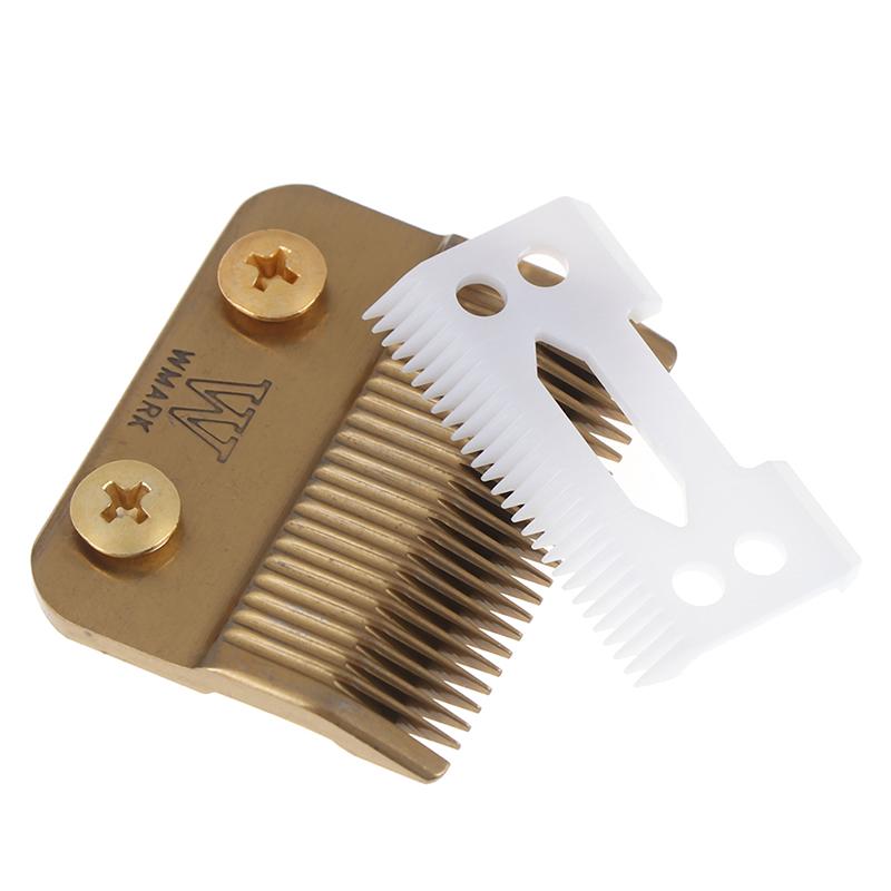 1Set Hair Clipper Blade Golden With Ceramic Blade For Cordless Clipper