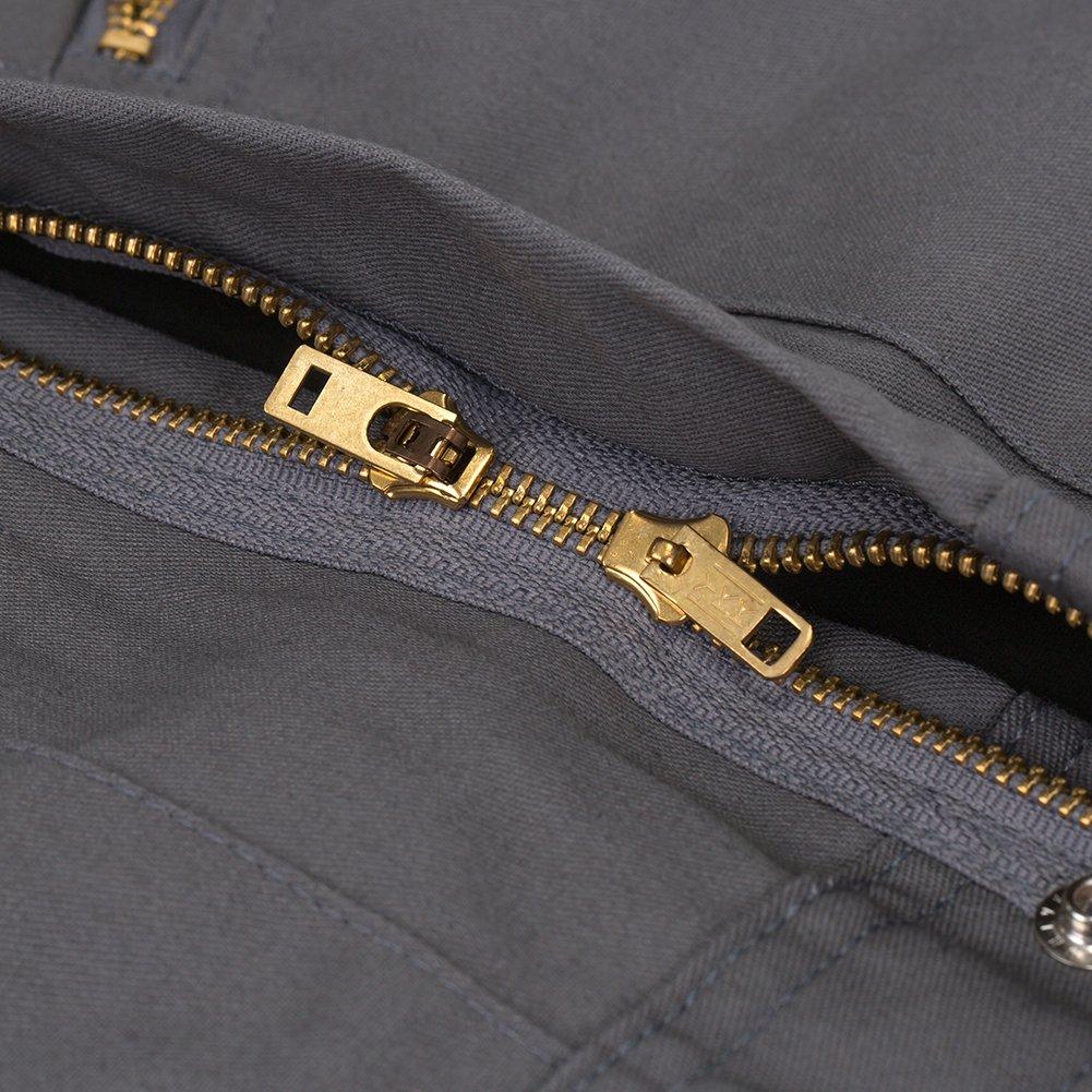 Dickies Deluxe Blended Coverall 48799, Men's Long Sleeve Workwear, Gray (GY), Parallel Import