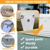 1 Set Plastic Construction Cooler Hinge Kit Metal Screws Included Hinge and Latch Kit  Igloo Coolers