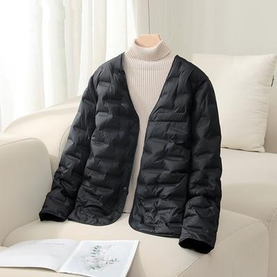 Women Winter V-neck White Duck Down Coat Light and Thin Down Jacket for Women's Slim Fit Jacket