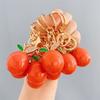 Kreatives Mode-Orangener Taschenanhänger - Frisches Hängendes Ornament Frucht-Kartenhalter DIY-Zubehör Taschenanhänger