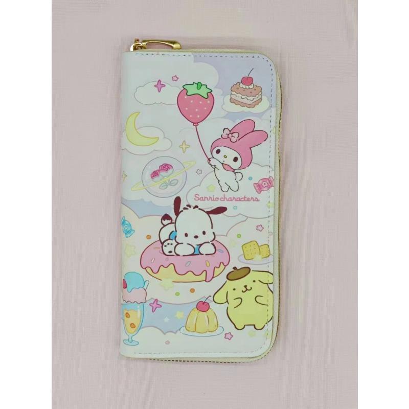 

Свежий японский милый котенок женский кошелек кошелек для девочек длинный на молнии текстурный сумка для студенческого билета новый 19.5*10.5*2