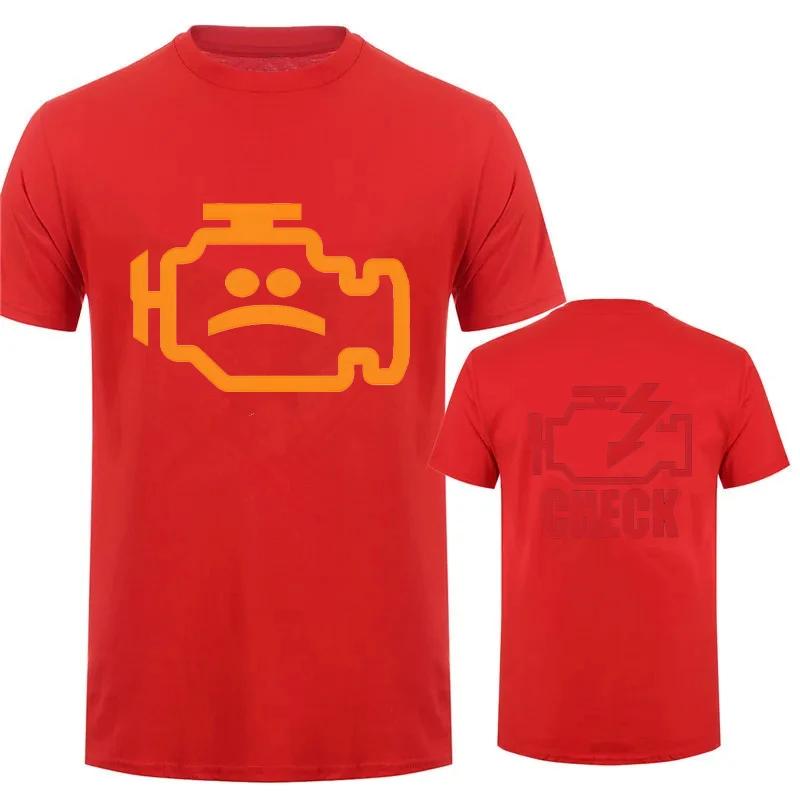Mechanic Auto Repair Check Engine Light T-Shirt Funny Birthday Gift for Men Daddy Father Husband Short Sleeve Tee T Shirt Top