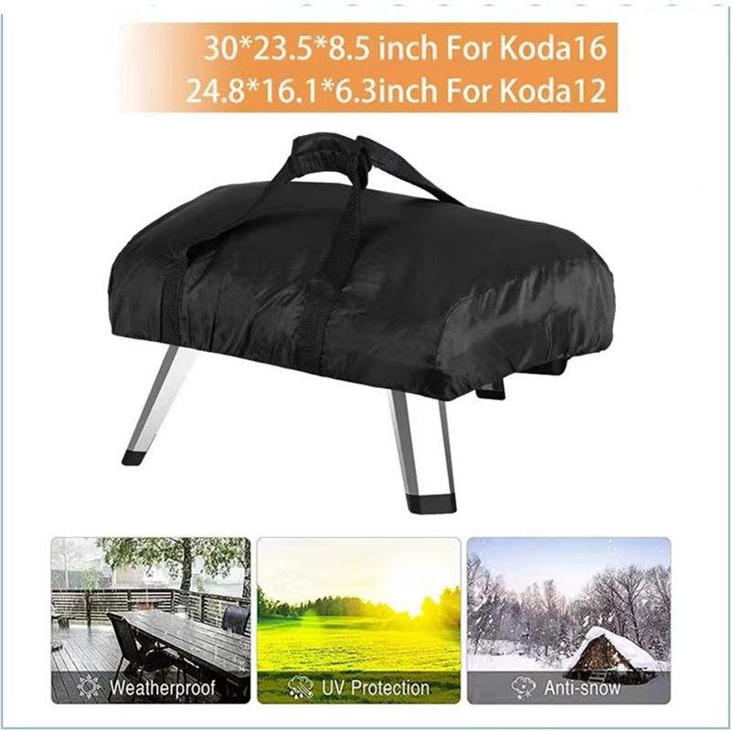 A74E-420D Oxford Fabric Waterproof Pizza Oven Cover Portable Dustproof Covers For BBQ Accessories