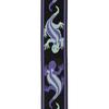 D'Addario Vingate Strap Collection Teal Lizards 50BALPW02 Guitar Strap with Strap Locks