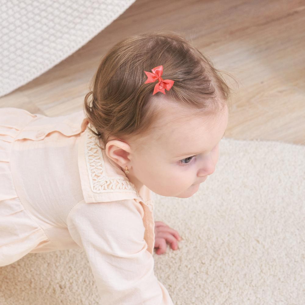 50Pcs Mini Cheer Bows Hair Clip Random Color Hairgripes Delicate Ribbon Hair Bows Hairclip Girls Sweet Headdress