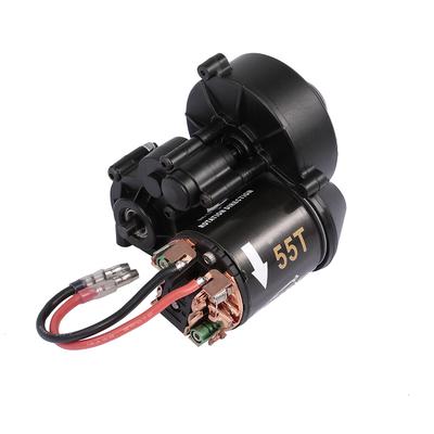 Motor escovado AUSTAR 540 55T RC com caixa de engrenagens para carro RC de escalada 1/10 Axial SCX10 RC4WD D90