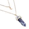 Multi Layered Necklace Hexagonal Bullet Gothic Natural Stone Moon Supernatural Pentagram Choker Pendant Women Gifts