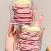 10Pcs Thick Multi Color Ponytail Holders Soft Stretchy Elastic Hair Bands Headband  Girls