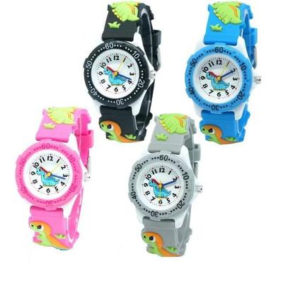 Reloj de Cuarzo 3D de Dinosaurio para Niños Jurassic con Movimiento Japonés