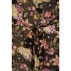 Girls On Film Womens/Ladies Black Floral Shirt Dress
