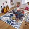 New 3D G-Gundam Cartoon Japansese Style Carpet Rug for Art Living Room Art Decor Sofa Home Kids Game Area Rug Non-slip Floor Mat