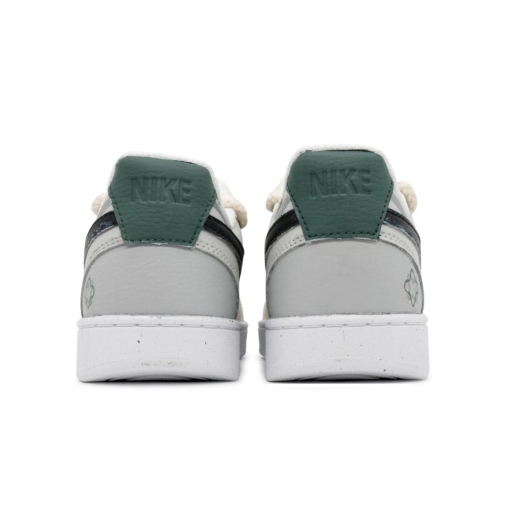 Nike Court Vision 1 Slip Resistant Abrasion Resistant Low top Skateboard Shoes Men's Beige White Black DH2987-101(Team459--)