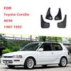 FOR Toyota Carola AE90 1987-1992 Mudguards Fender Mud Flap Guard Splash Mudgflaps Car Accessories Auto Styline Front Rear 4pcs