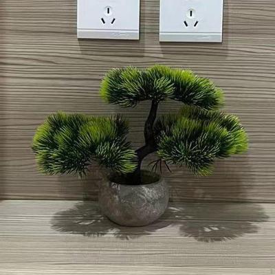 Artificial Bonsai Tree Plants Greenery Collection Faux Plant In Pot Fake