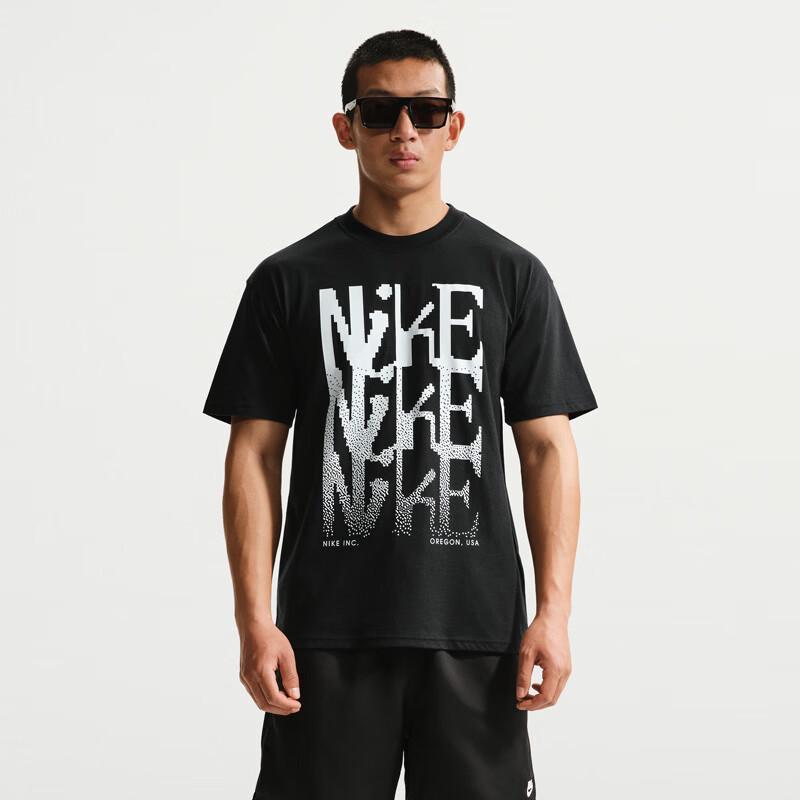 Мужская дышащая повседневная вязаная рубашка с коротким рукавом Nike IH1362 M