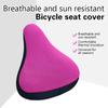 3D Bicycle Saddle Cover Soft Bike Seat Covers Cycling Silicone Seat Cushion Cycling Breathable Saddle Comfortable Bicycle Saddle
