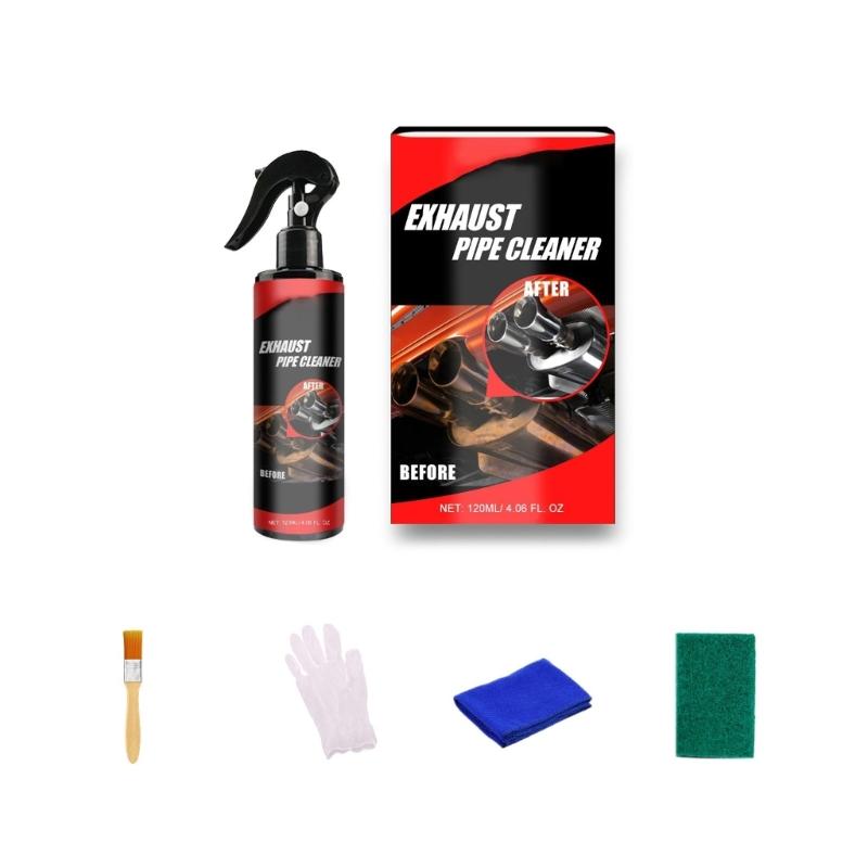 Metal Surfaces Rusts Remover with Applicator Tool Exhaust Pipe Rusts Remover Sprays set for Enhanced Protection & Shine