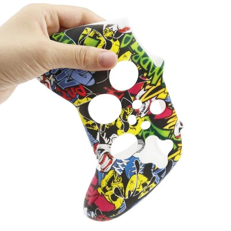 Soft Silicone Case for Xbox Series X/S Controller Protective Skin Gamepad Accessories Thumb Grips Caps Joystick Cover Shell