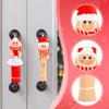 2x Christmas Refrigerator Handle Covers Kitchen Decor Fashion Dishwasher Microwave
