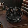 Tabletop Trinket Tray 3D Printed Dragon Jewelry Tray, Fantasy Catchall, Gothic Key Handmade Resin Alternative Holder, Medieval Desktop Storage