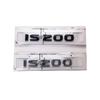 3D Glossy Black ABS Letter Emblem for Lexus IS200 IS250 IS300 IS350 Car Body Side  Rear Trunk Badge Sticker  Accessories