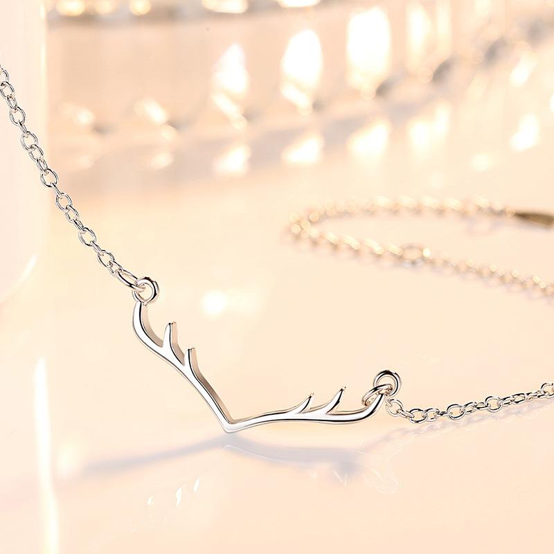 Yi Lu You You – Bracelet en argent Sterling S925, bijoux à main en forme de bois pour femmes, bijoux simples en argent poli à la mode