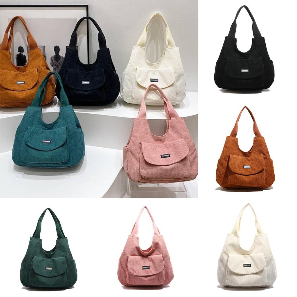 Velvet Tote Bag For Women With Zipper Closure And Phone Pocket For Daily Use