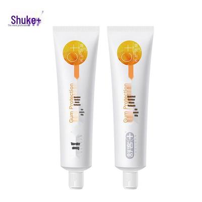 Shuke Vitamin C Zahnpasta, Orange Minze, 2er-Pack