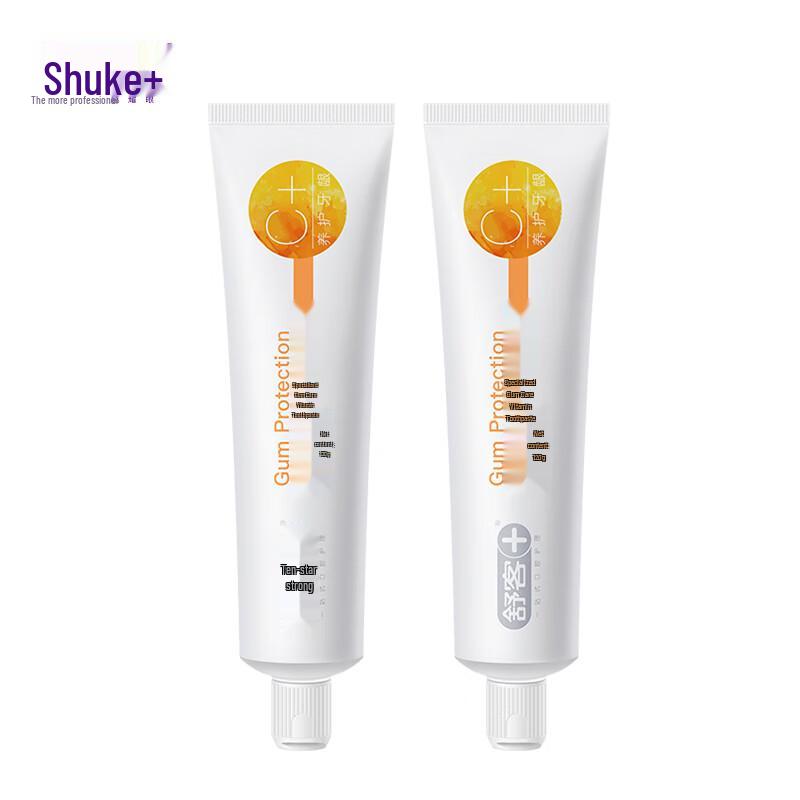 

Shuke Vitamin C Toothpaste, Orange Mint, 2-Pack