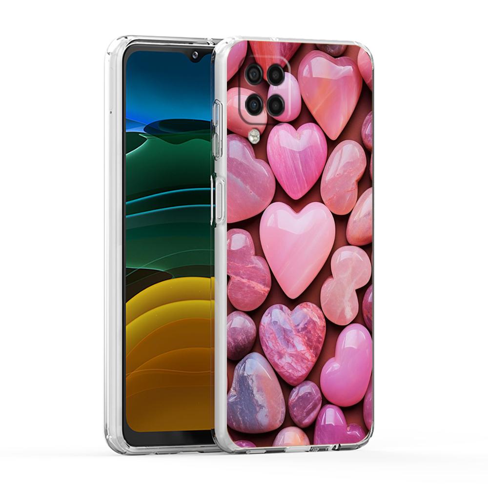 Colorful Love Heart Phone Case For Samsung Galaxy A13 A33 A35 A55 A73 A53 A23 A51 A71 A21S A31 A41 A05s A03S A15 A25 5G Cover