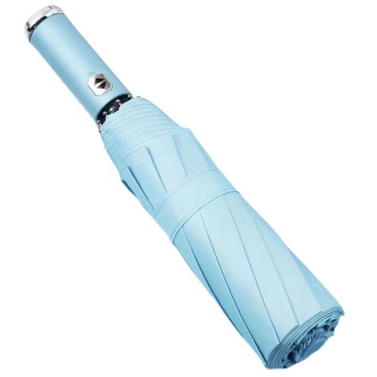 

Зонт Удобная ручка светодиодный фонарик 10 Bone небесно-голубой