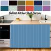 Cabinet Curtain Kitchen Shelf Curtains Cabinet Door Furniture Short Curtain Window Curtain Cupboard Door Cover Home Decor