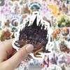 60 Cartoon Fairy Tale Castle Stickers - Princess, DIY, Waterproof, Student Journal Material