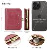 Serie Leather Wallet with RFID 9 Card Coin and Rose Pink Contact's Full-Grain Bi-fold Blocking, Slots, Pocket, Purse, Women's Wallet,