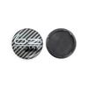 Hub Center Cover (Carbon Fiber Look) 55mm Diameter