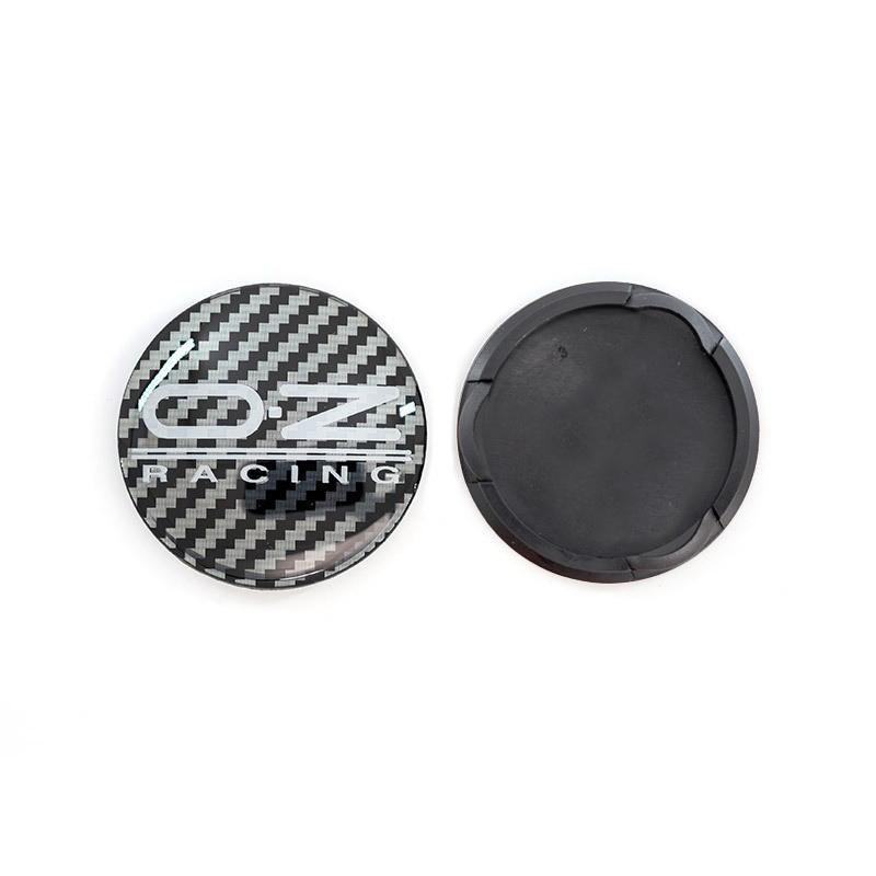 Hub Center Cover (Carbon Fiber Look) 55mm Diameter