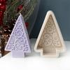 Minimalist Triangle Christmas Tree Silicone Mold DIY Texture Elk Bell Ball Shapes Candles Gypsum Soap Christmas Home Decor