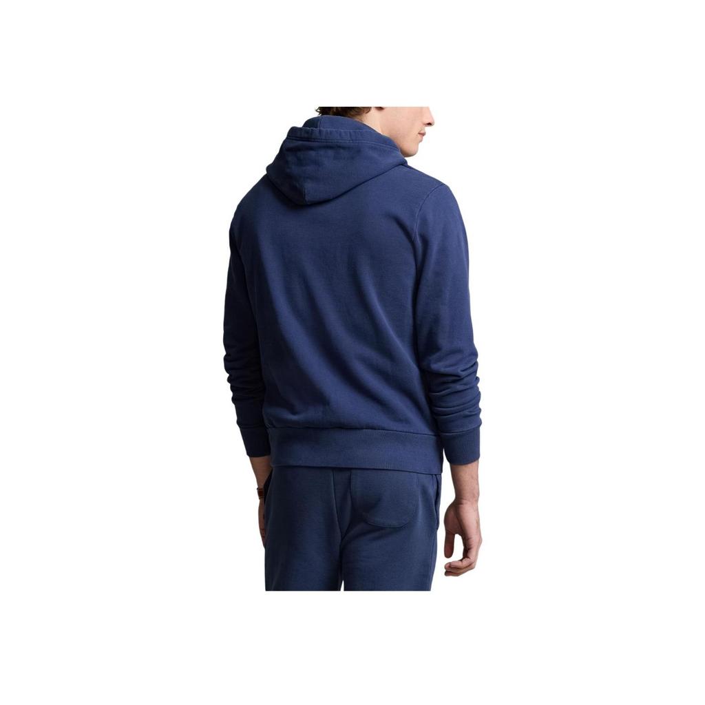 Polo Ralph Lauren Solid Color Small Pony Embroidered Hoodie Men Hoodies Navy-Blue 710916690-018