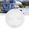 Boat Round Inspection Hatch, 6" Deck Plate Inspection Hatch Cover Round White Non Slip Anti Aging Marine Yacht Parts