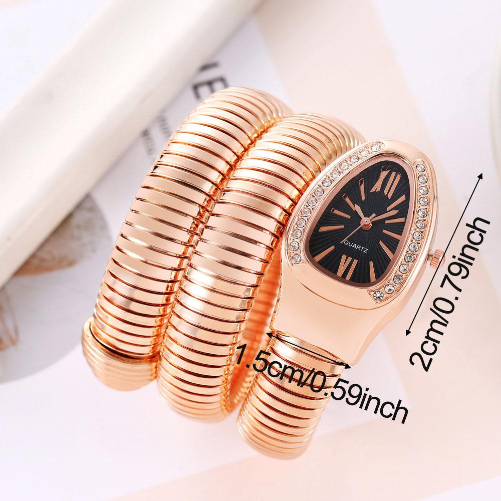 Montre à Quartz de Luxe pour Dames Mode Or Montres pour Dames Montre Bracelet en Acier Inoxydable de Haute Qualité Cadeaux