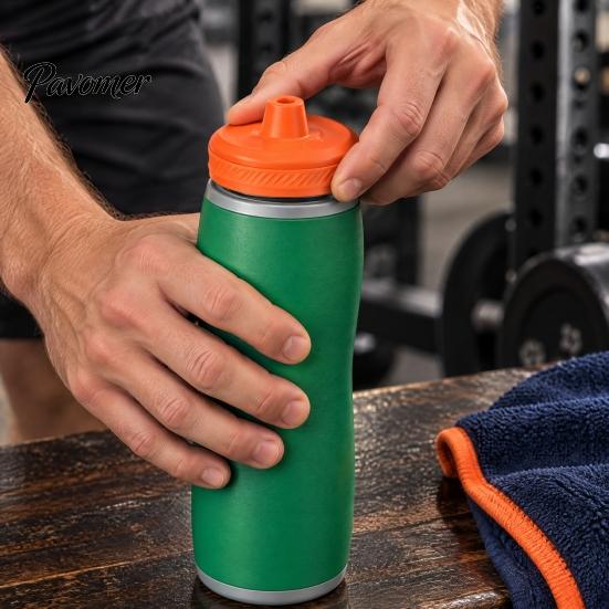 Reusable Bottle Replacement Parts Flip Cap for 30oz/32oz Squeeze Sports Bottles, Leakproof Water Lid with Pressure Repair Relief Valve, Food
