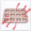 Carbon Steel Material Muffin Pan Baking Moulds Cake Pan for Kitchen Oven Baking
