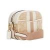 Coach Borsa a tracolla per fotocamera Dempsey 14 Classico Tartan Jacquard Pelle di sasso Donna Borsa a spalla Kaki chiaro C9120-IMDQC