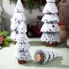 Mini Christmas Tree Ornaments Snow Pine Tree 2026 Christmas Decorations For Home Desktop Xmas Navidad New Year Gift DIY Crafts